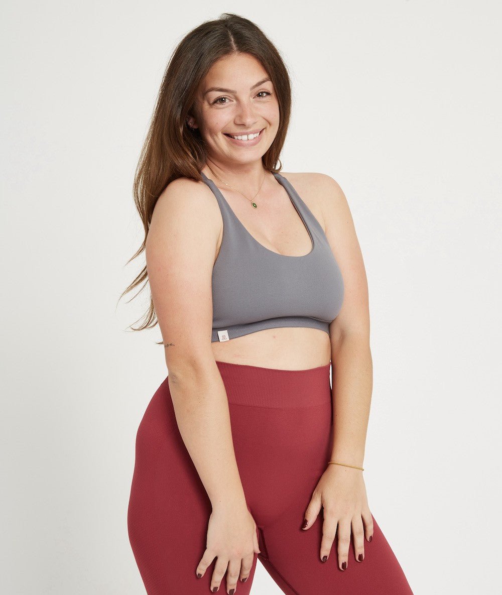 CHAKORA - Brassière en fibres recyclées - Lavastone - Yoga Searcher
