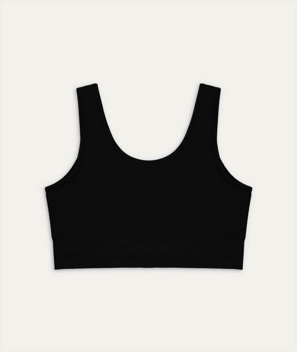 HADU - Brassière en bambou - Noir - Yoga Searcher