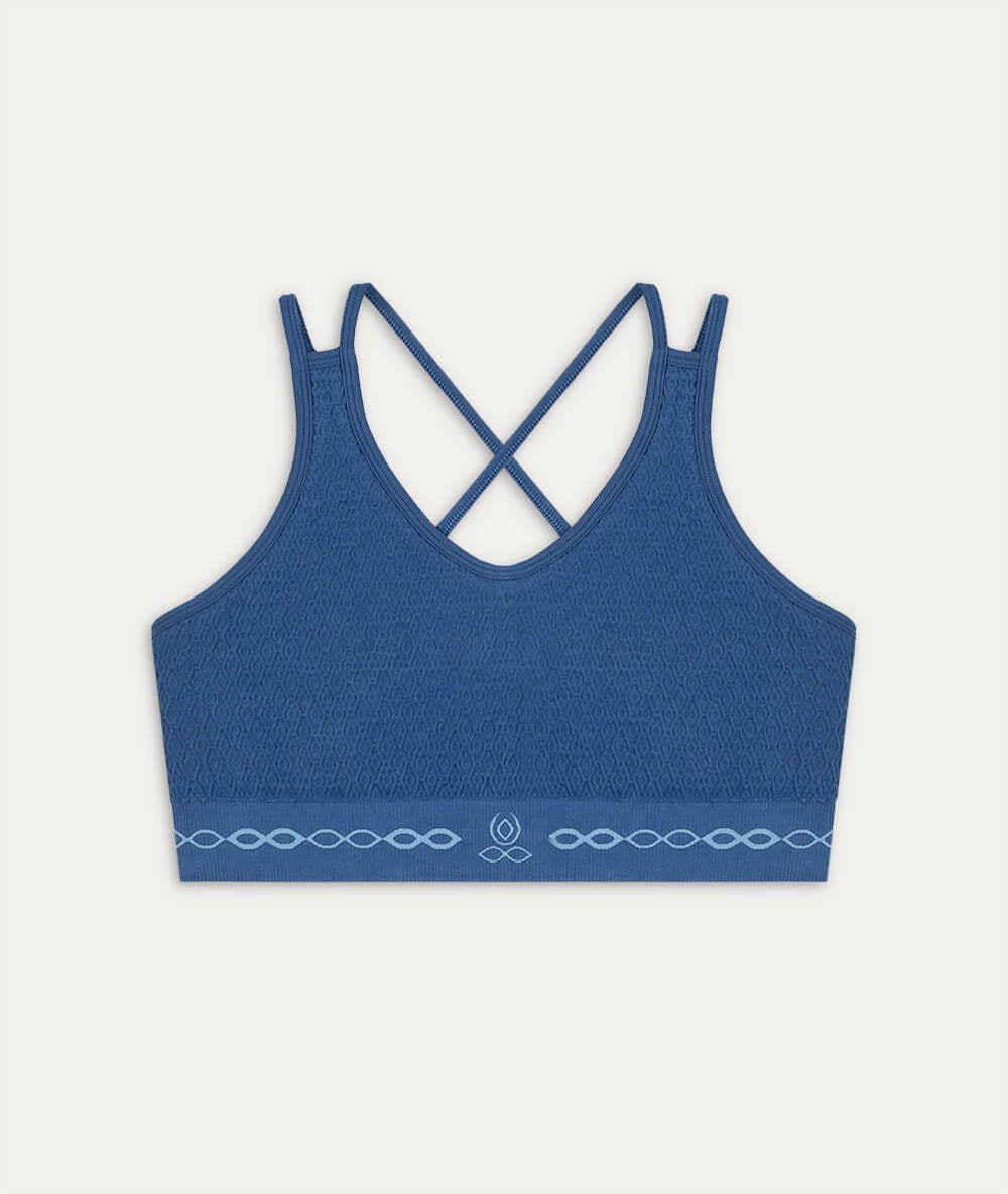 TRIKAMA - Brassière en coton - Sargasso - Yoga Searcher