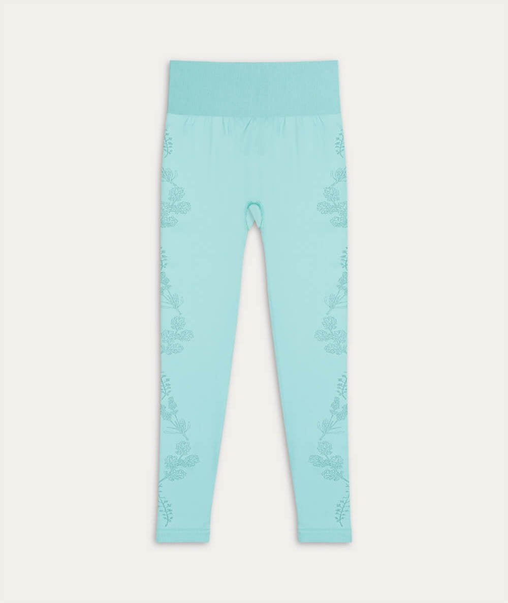 BASODA - Legging en fibres recyclées - Wasabi - Yoga Searcher