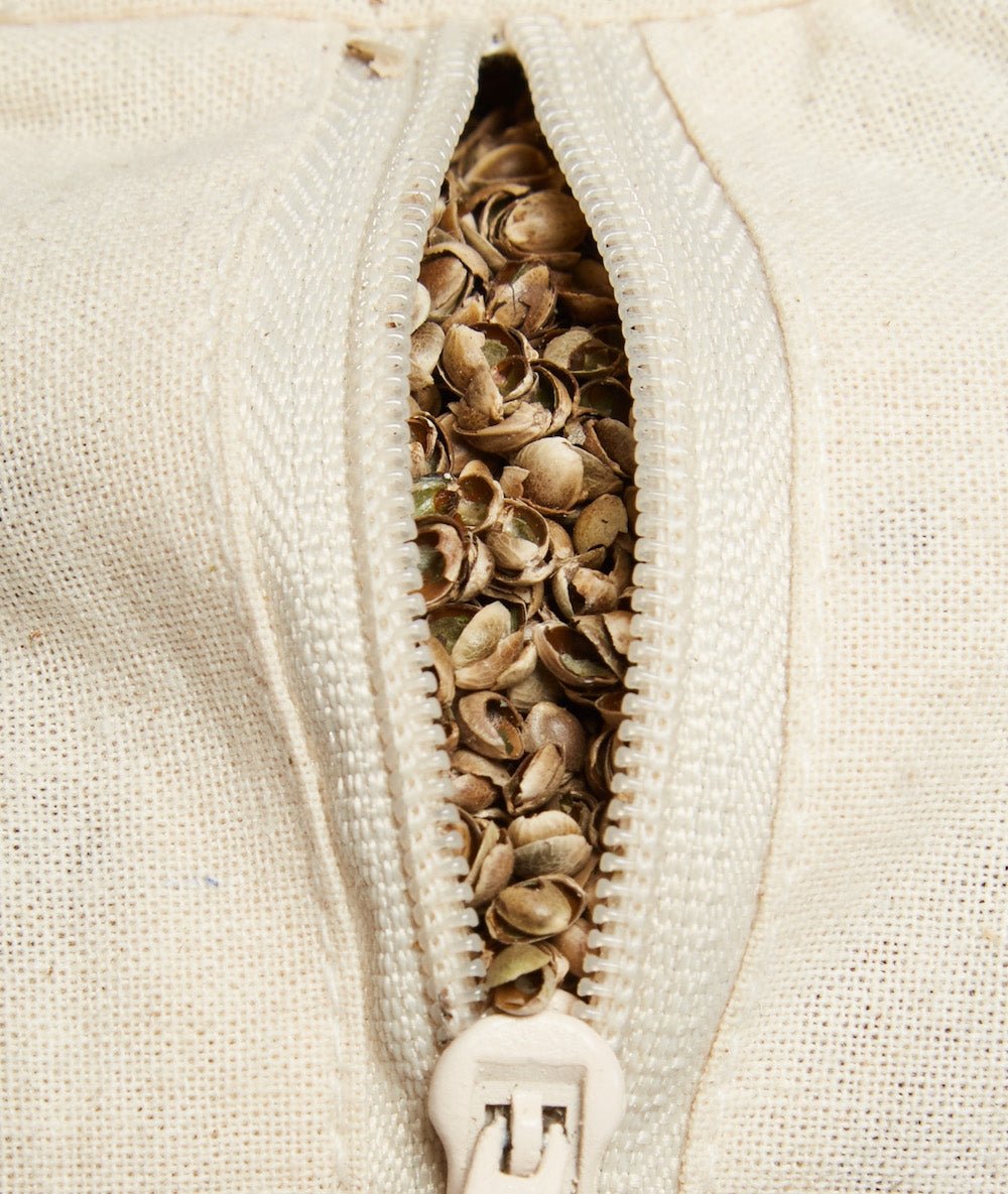 Zafu de méditation - coton bio - Ash rose - Yoga Searcher