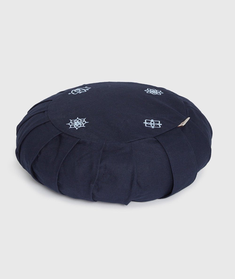 Zafu de méditation - coton bio - Lavastone - Yoga Searcher