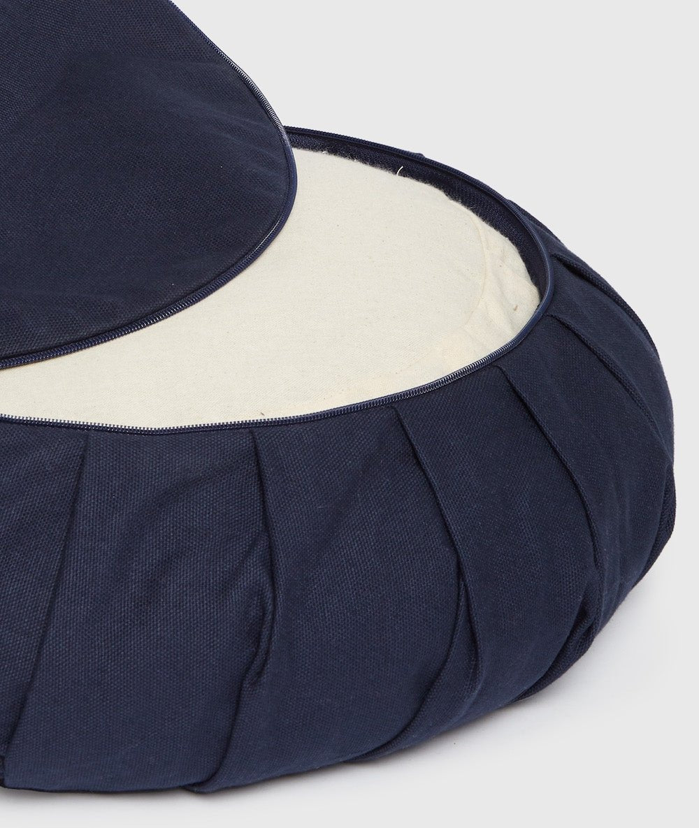 Zafu de méditation - coton bio - Lavastone - Yoga Searcher