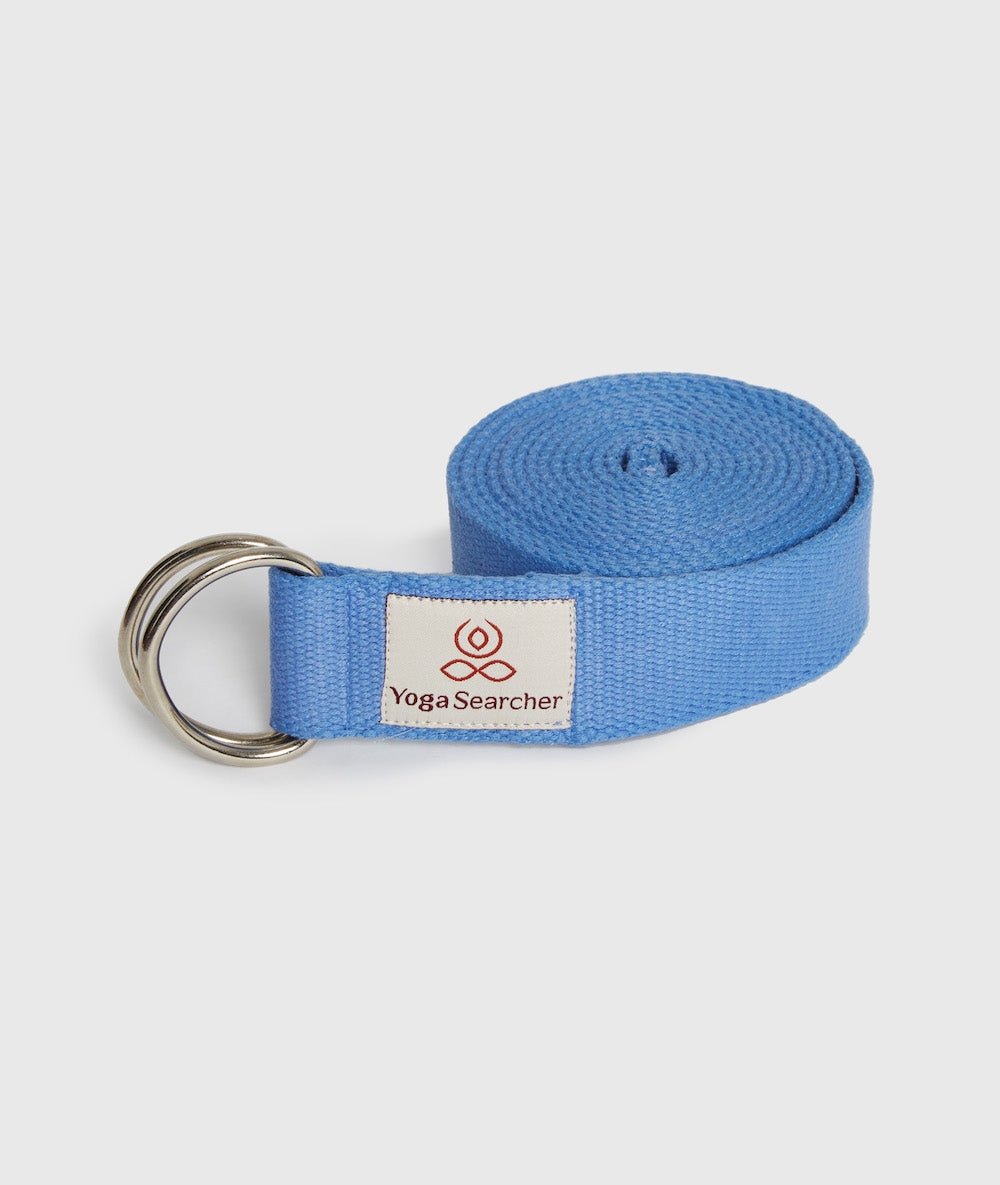 BIOBELT 250 - Sangle de yoga en coton biologique - Navy - Yoga Searcher