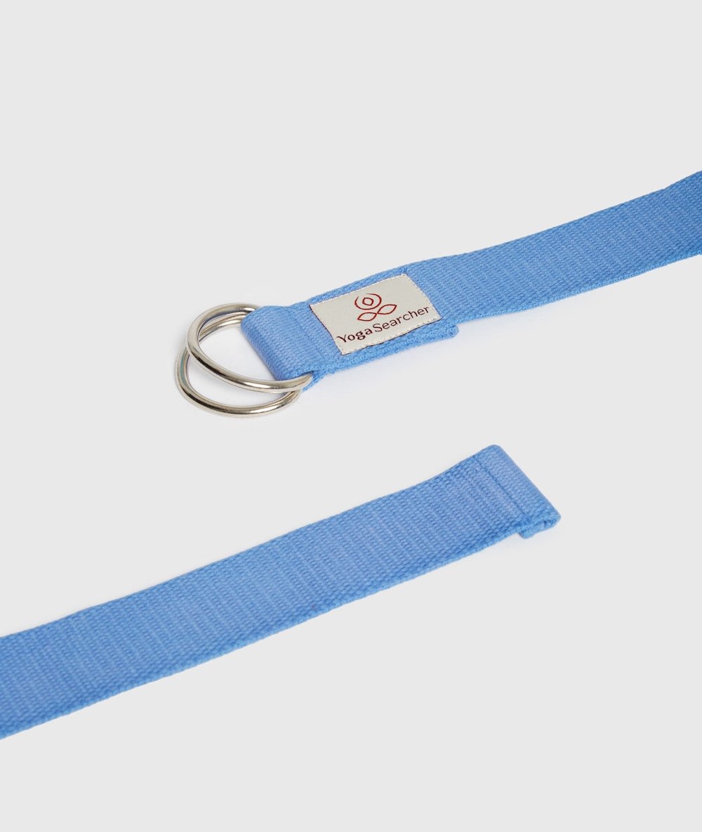 BIOBELT 250 - Sangle de yoga en coton biologique - Navy - Yoga Searcher