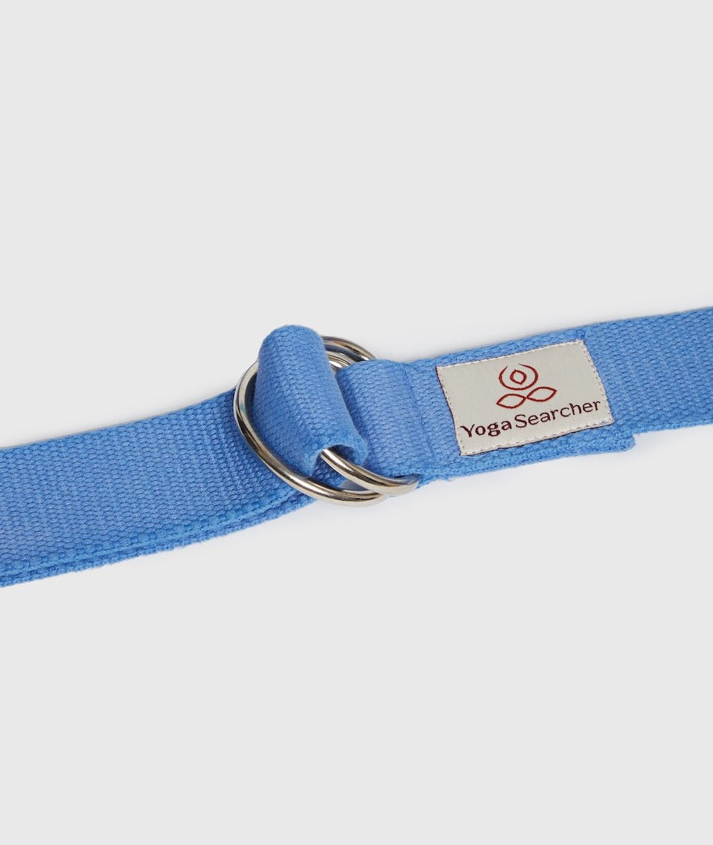 BIOBELT 250 - Sangle de yoga en coton biologique - Navy - Yoga Searcher