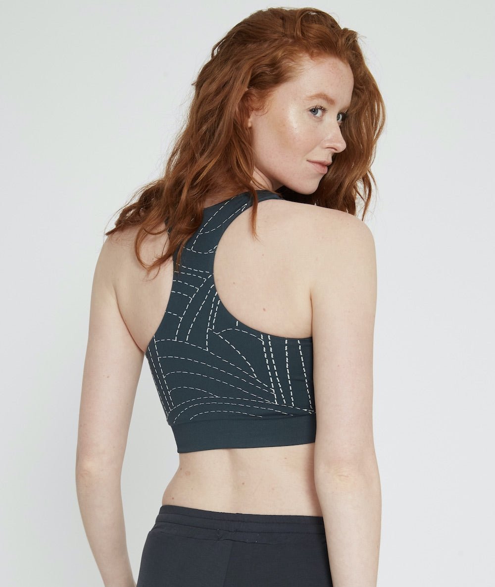 BARSHI - Brassière en fibres recyclées - Forest - Yoga Searcher