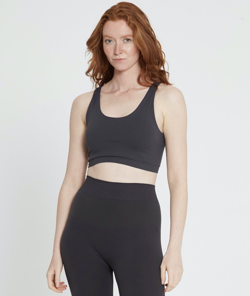 VASANA - Brassière en fibres recyclées - Lavastone - Yoga Searcher