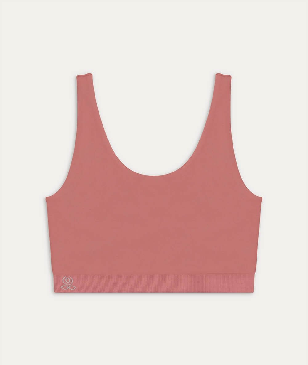 VASANA - Brassière en fibres recyclées - Or rose - Yoga Searcher