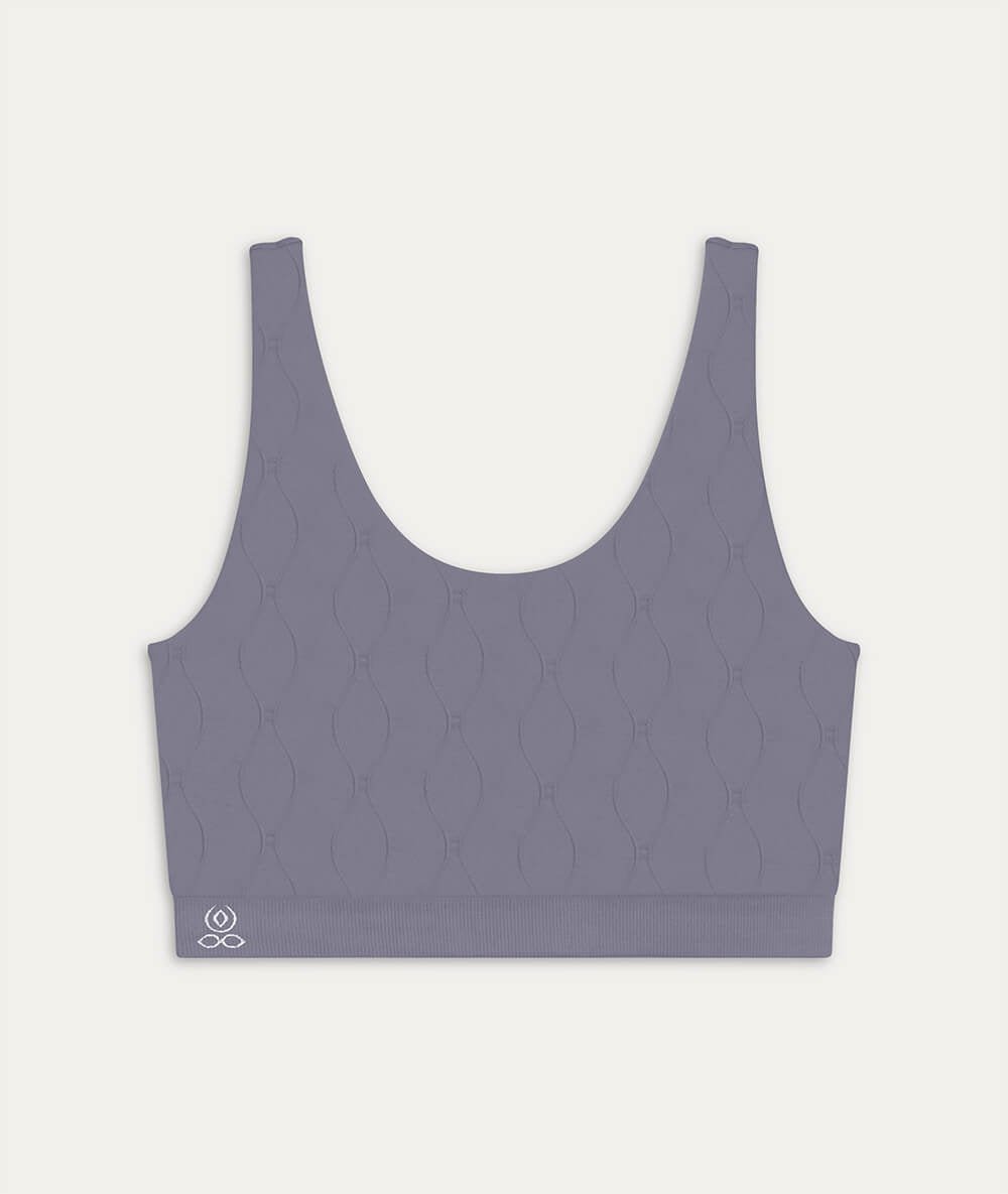 MARU - Brassière en fibres recyclées - Navy - Yoga Searcher
