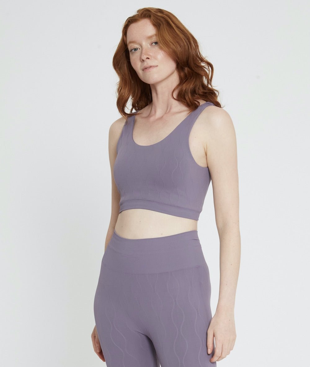MARU - Brassière en fibres recyclées - Navy - Yoga Searcher