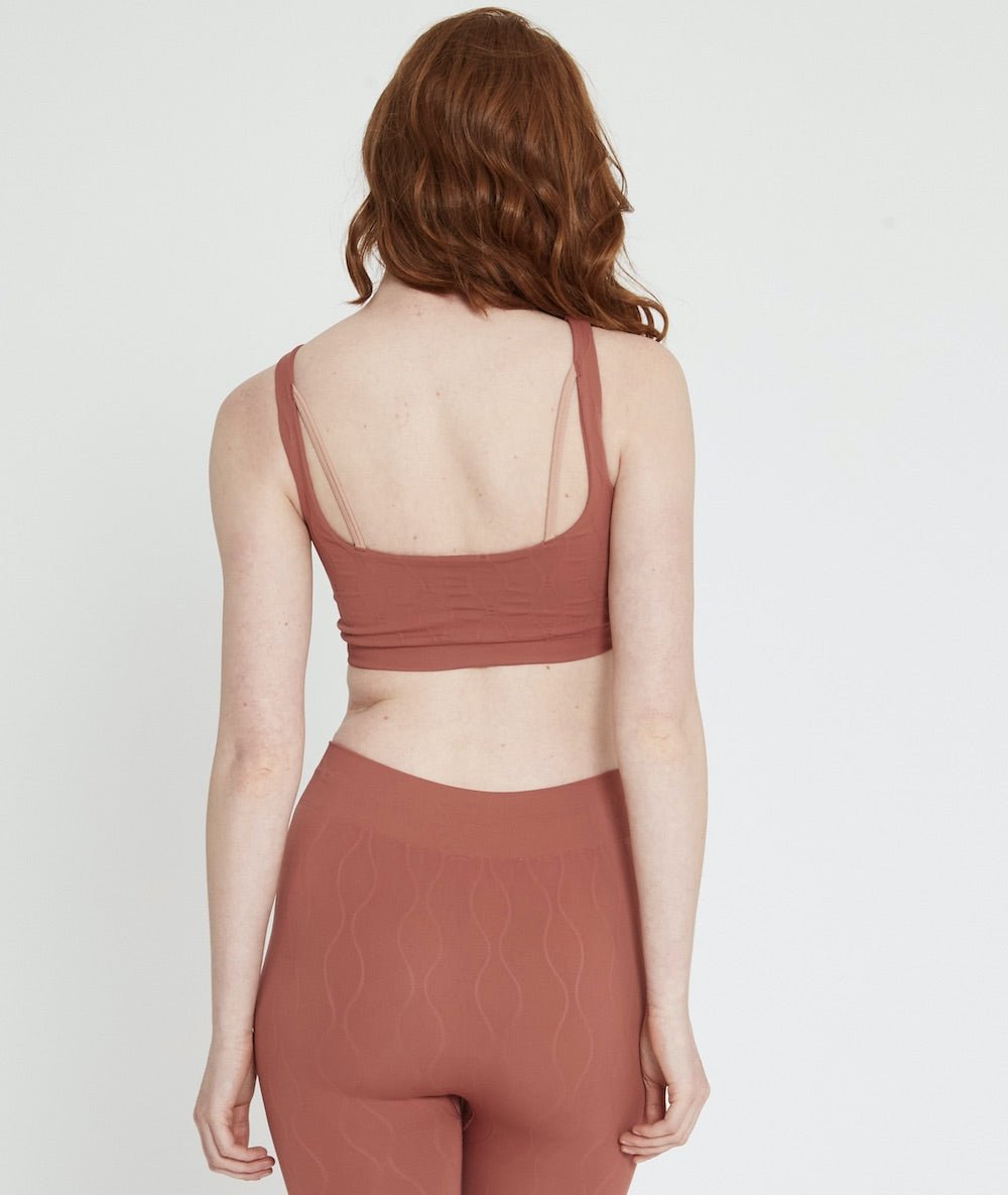 MARU - Brassière en fibres recyclées - Navy - Yoga Searcher