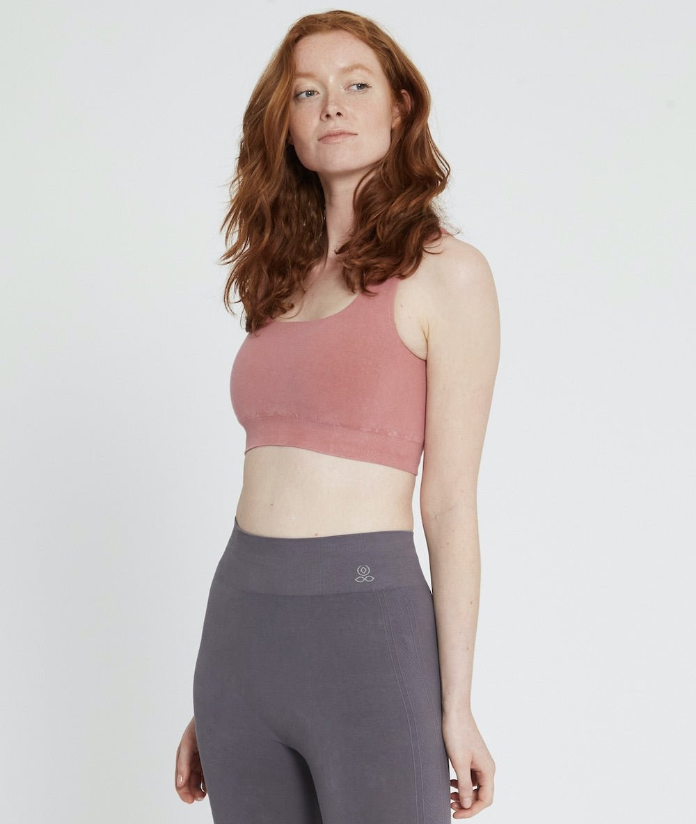 CHA - Brassière en coton - Sienne - Yoga Searcher