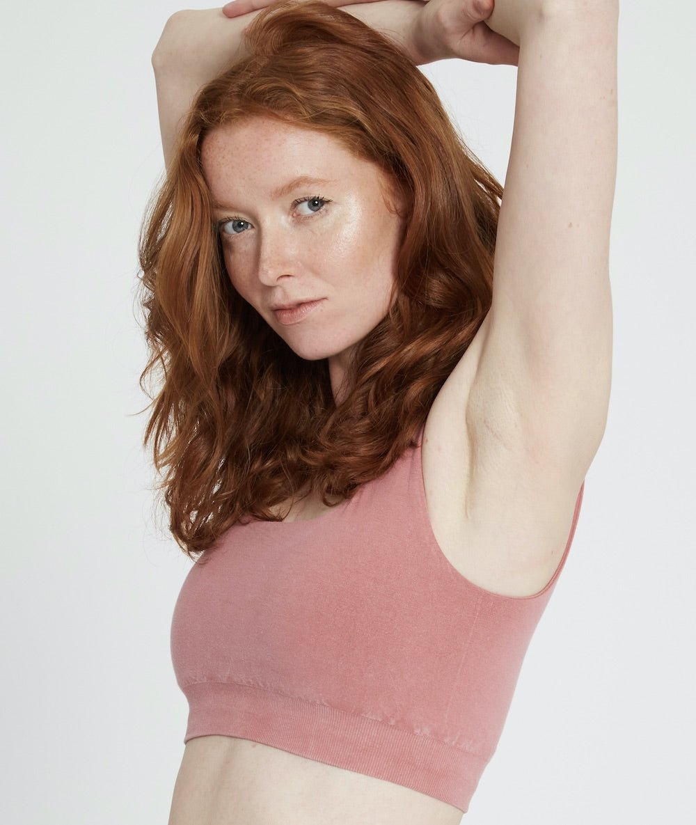 CHA - Brassière en coton - Sienne - Yoga Searcher