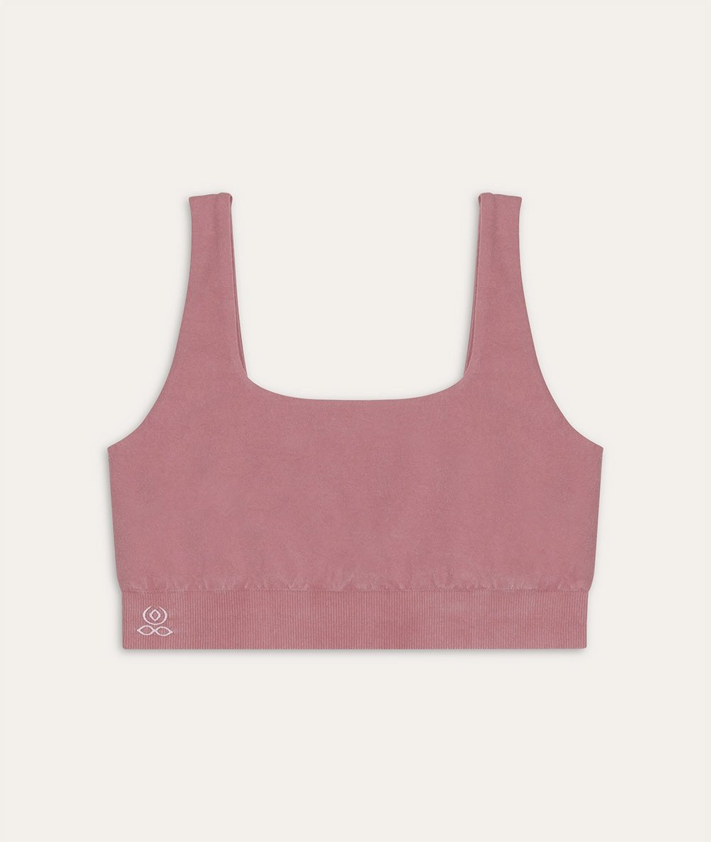 CHA - Brassière en coton - Sienne - Yoga Searcher