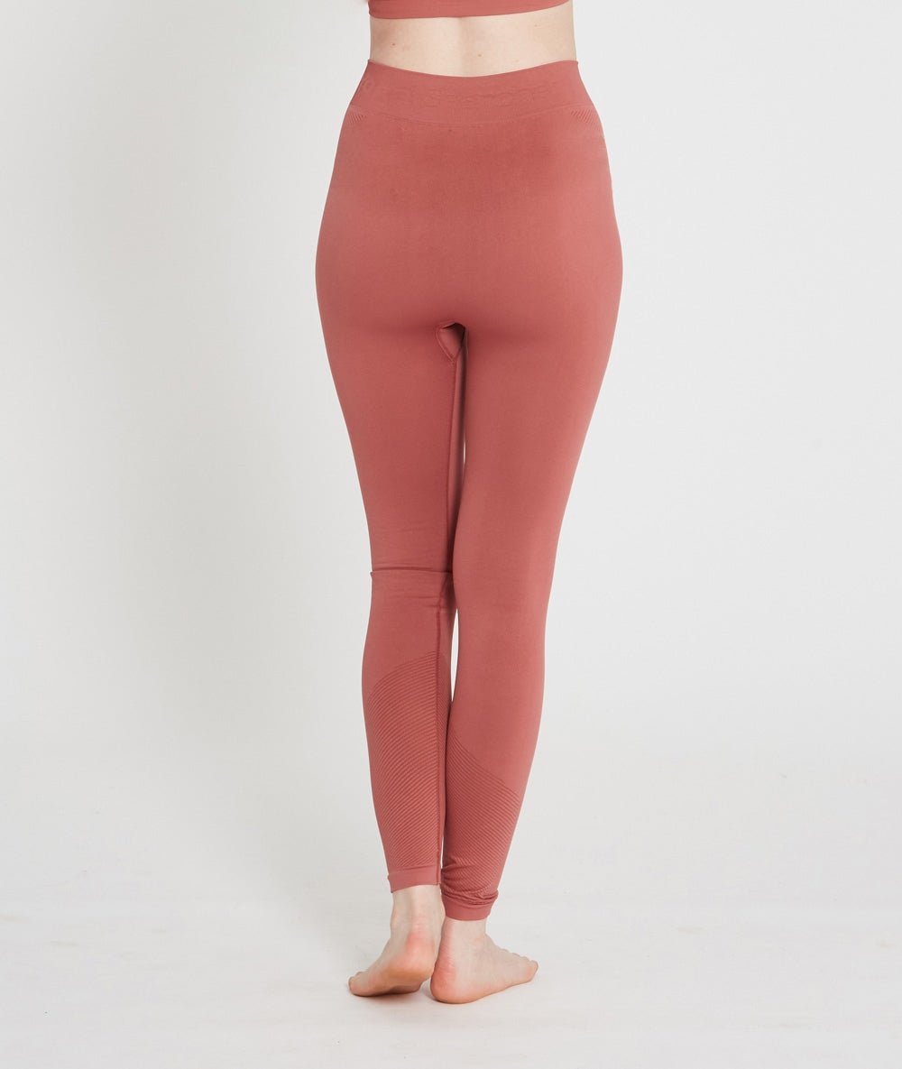 LINI - Legging en fibres recyclées - Terracotta- Yoga Searcher