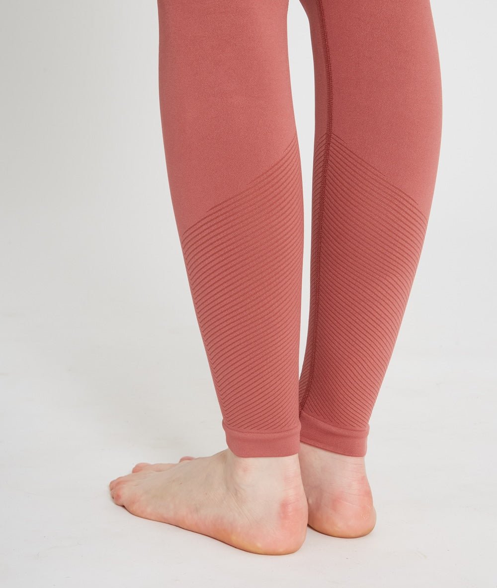 LINI - Legging en fibres recyclées - Terracotta- Yoga Searcher