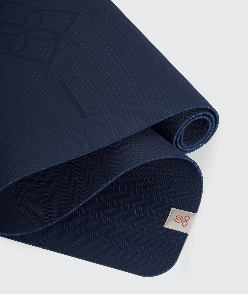 Alignement - 5mm - Tapis pour Yoga - Navy - Yoga Searcher