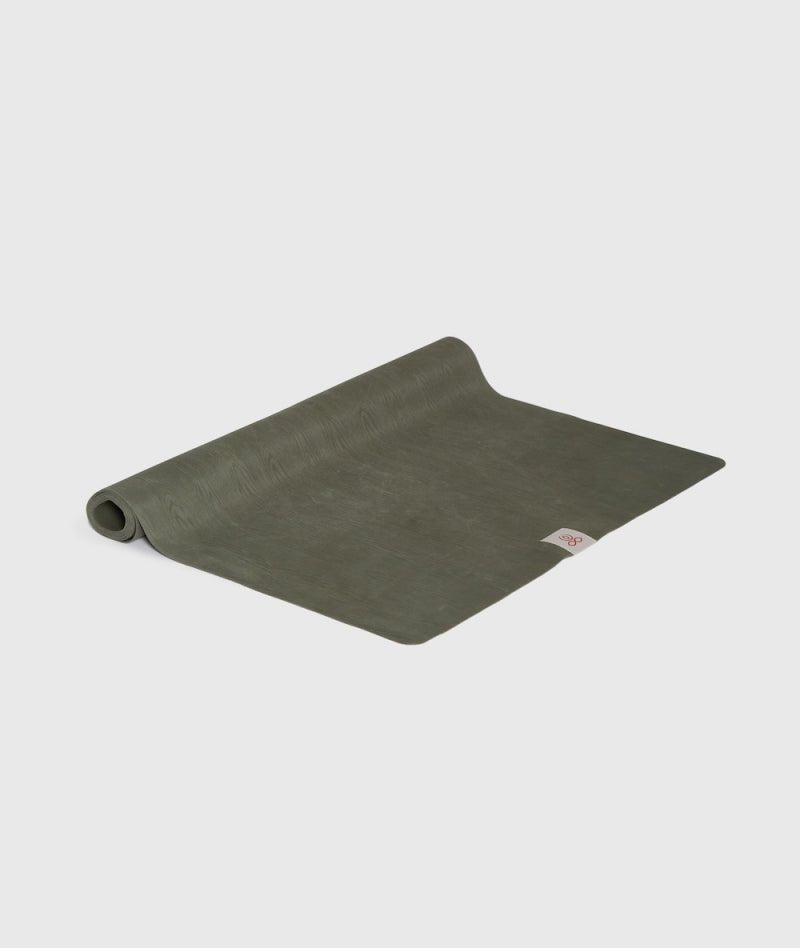 Tapis de yoga voyage - Kaki - Yoga Searcher