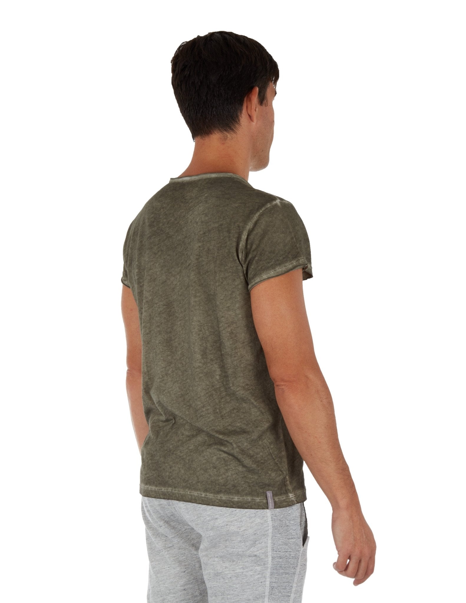 BEN - Tee - shirt en coton - Kaki - Yoga Searcher