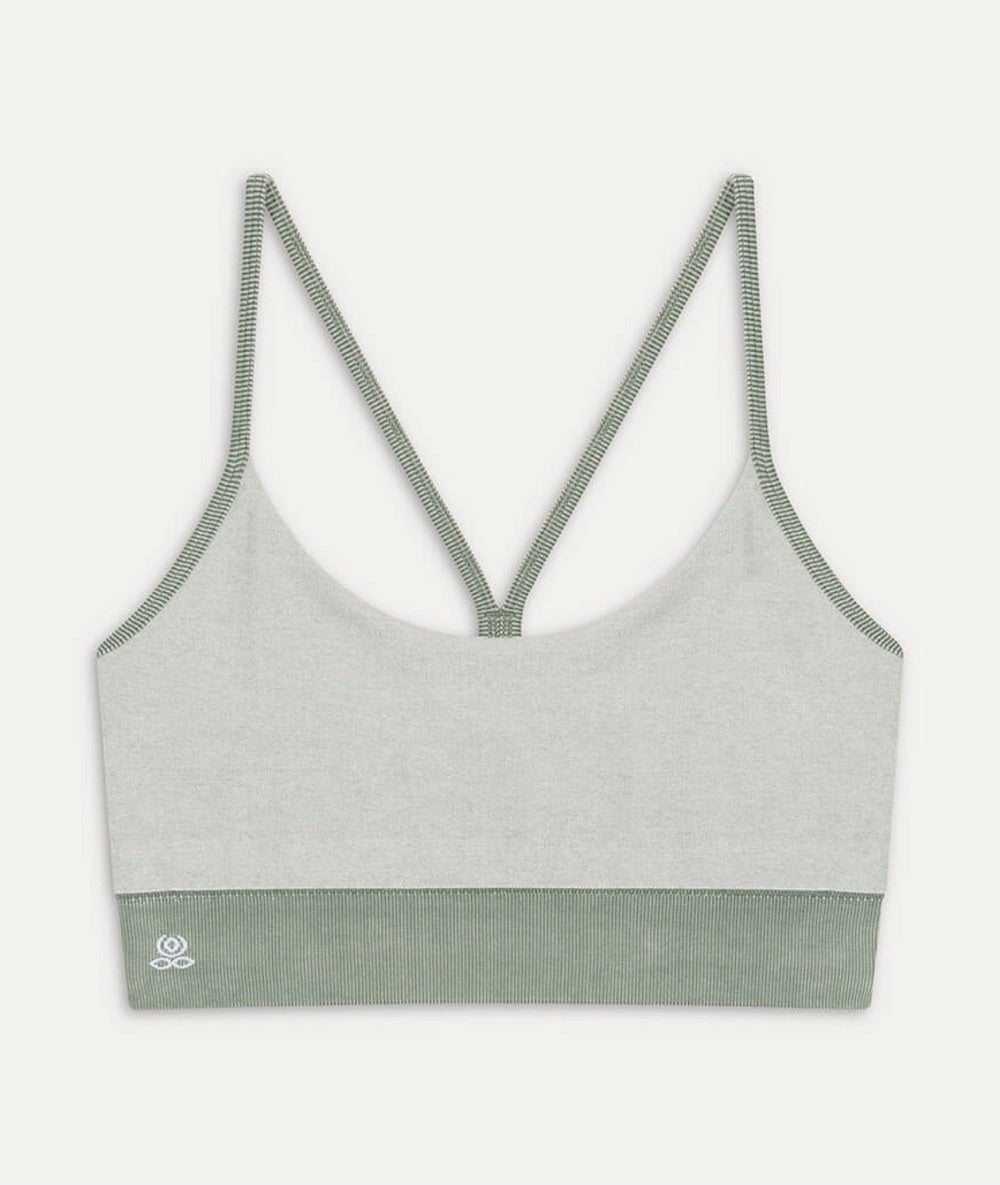AGNI - Brassière en coton bio - Laurel - Yoga Searcher