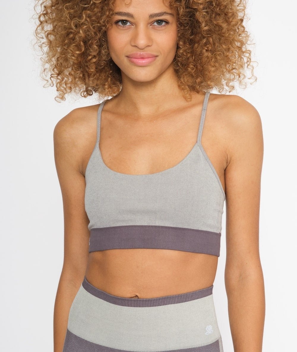 AGNI - Brassière en coton bio - Lavastone - Yoga Searcher