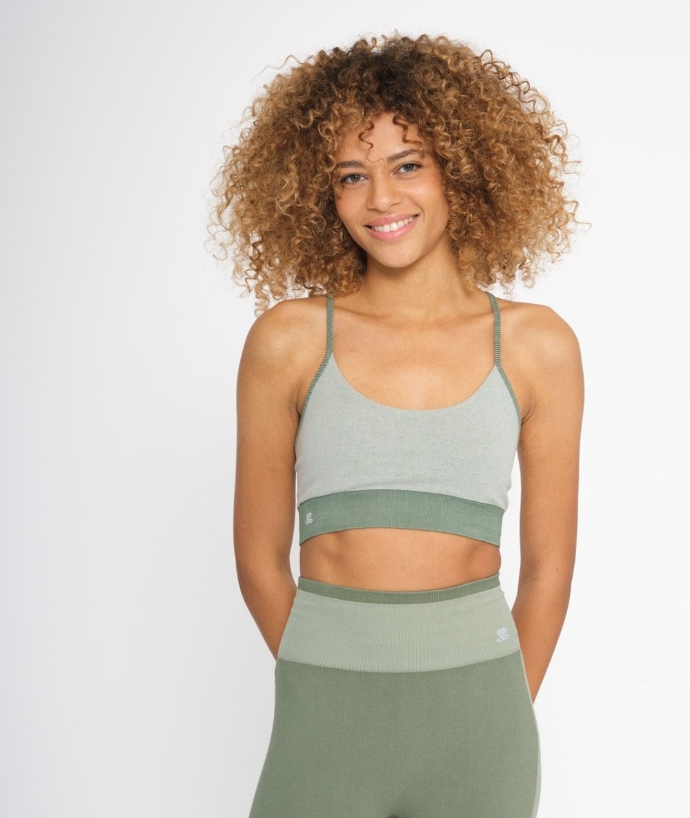 AGNI - Brassière en coton bio - Lavastone - Yoga Searcher