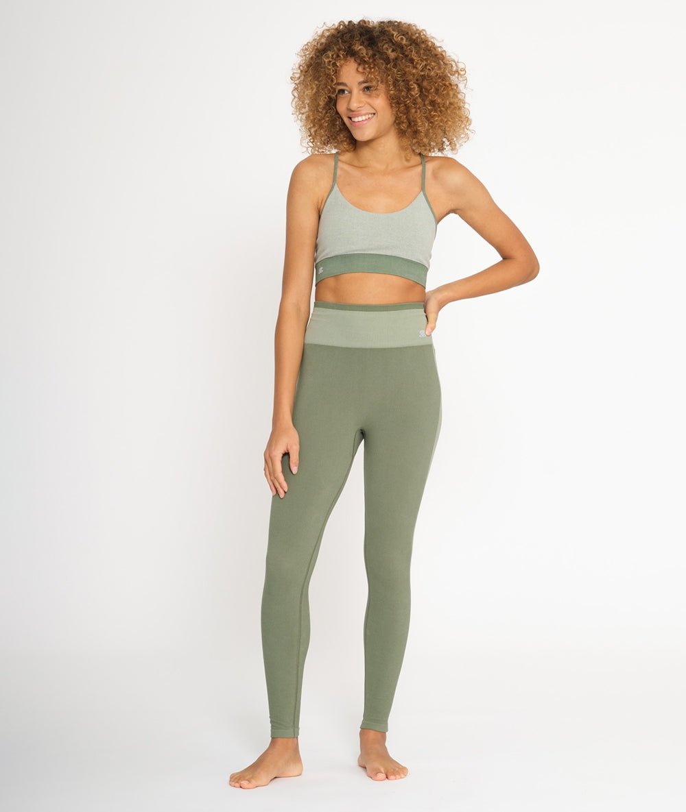 AGNI - Brassière en coton bio - Lavastone - Yoga Searcher
