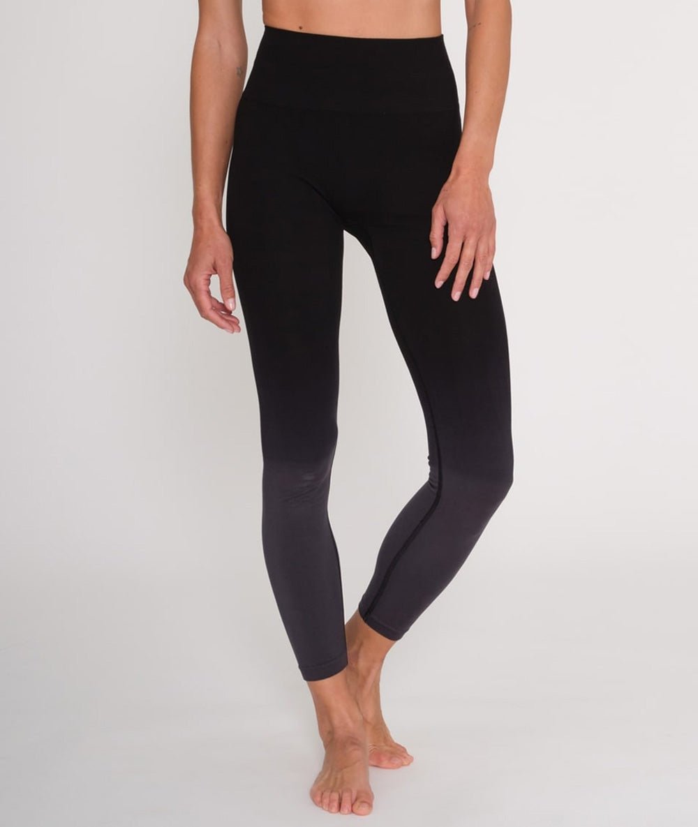 Raisi - legging dip dye en bambou - Noir - Yoga Searcher