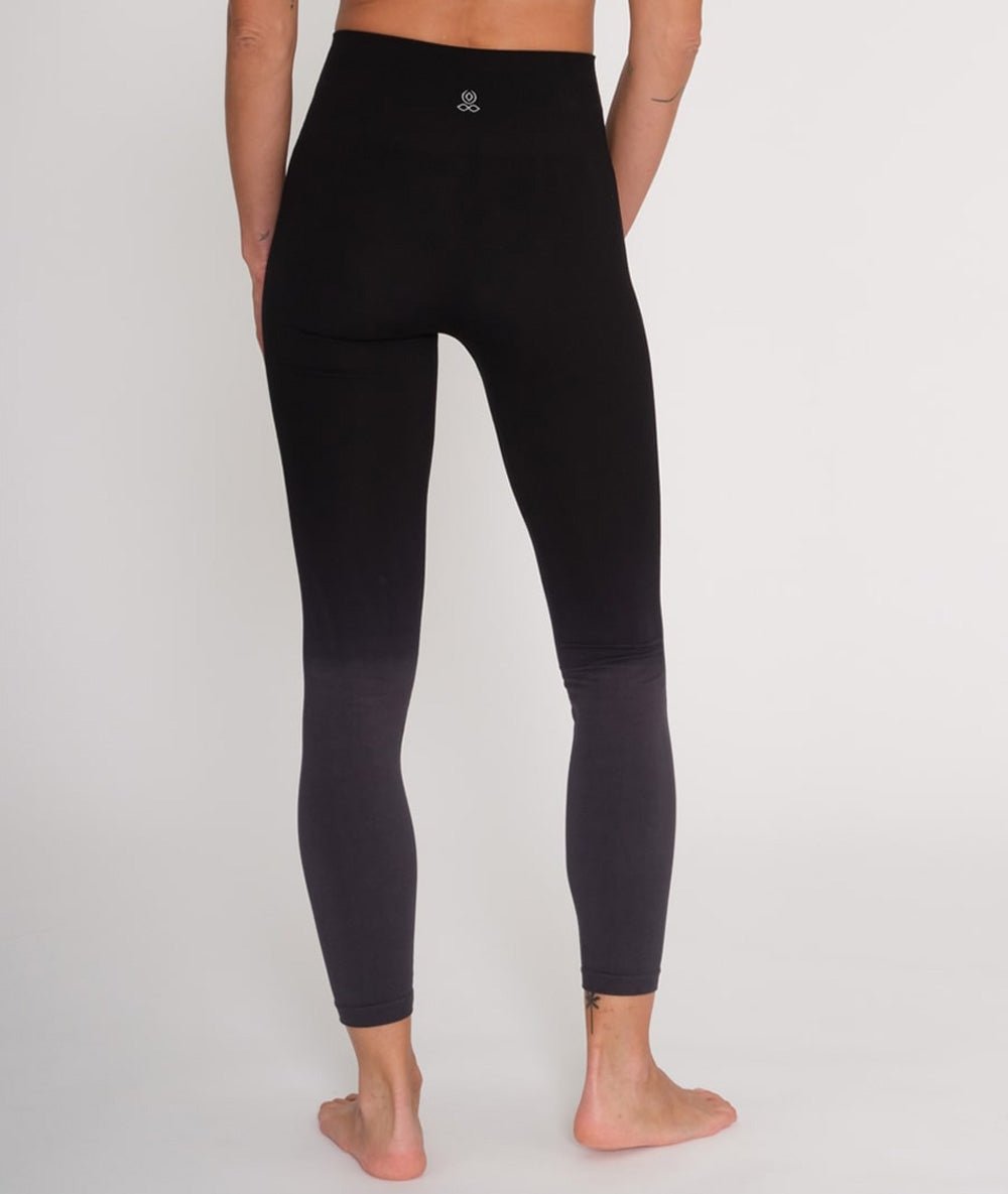 Raisi - legging dip dye en bambou - Noir - Yoga Searcher