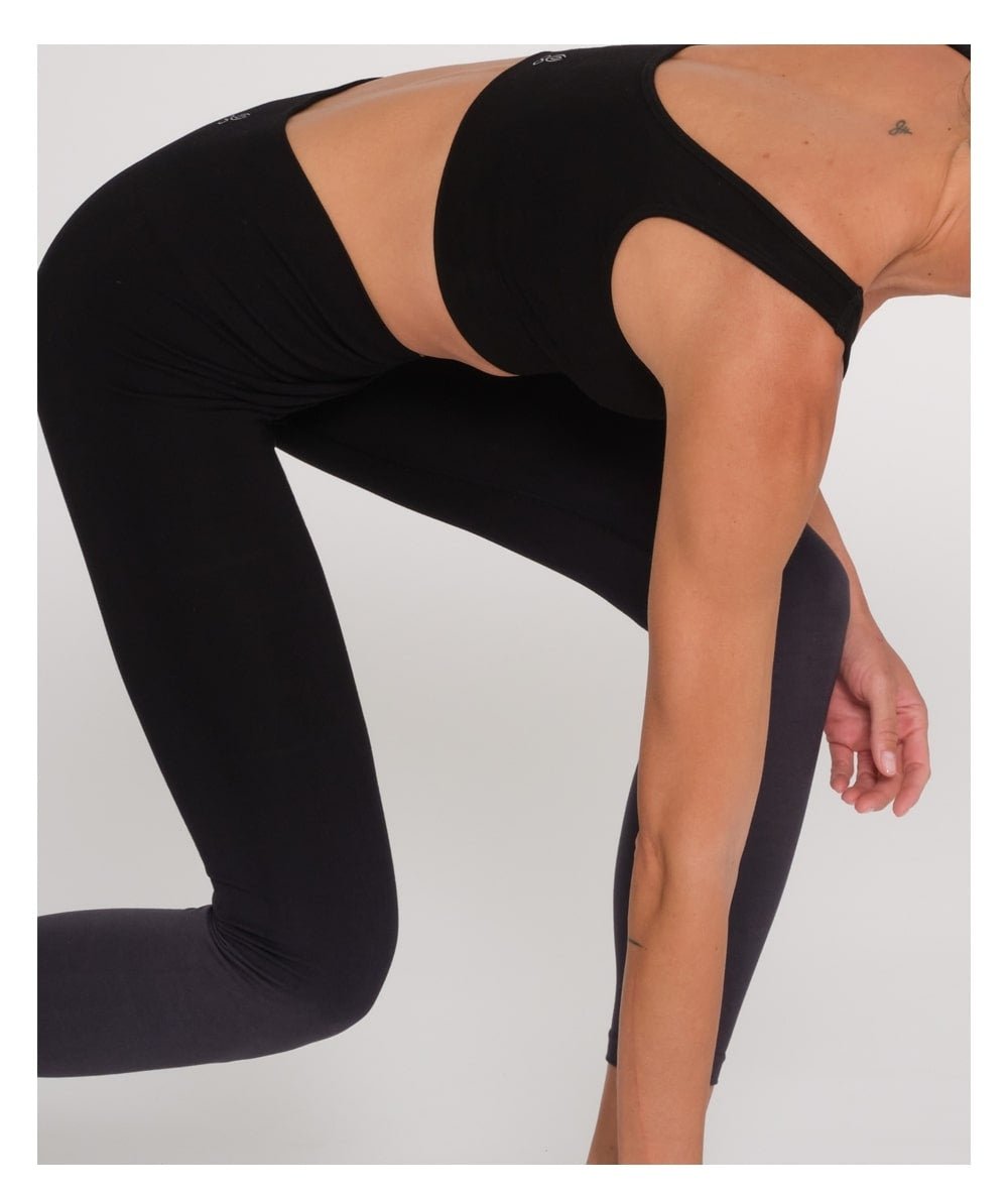 Raisi - legging dip dye en bambou - Noir - Yoga Searcher
