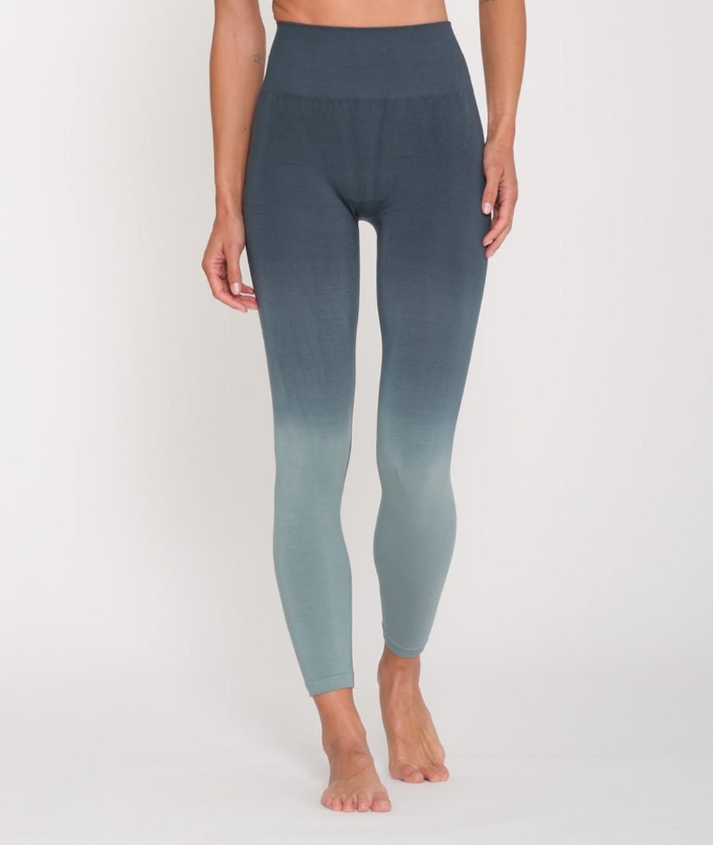 Raisi - legging dip dye en bambou - Noir - Yoga Searcher