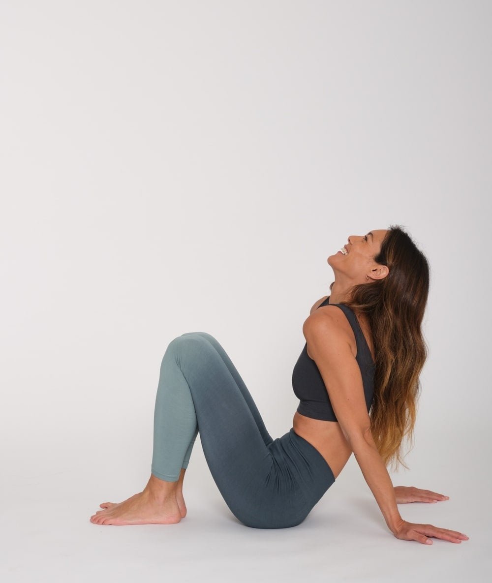 Raisi - legging dip dye en bambou - Noir - Yoga Searcher