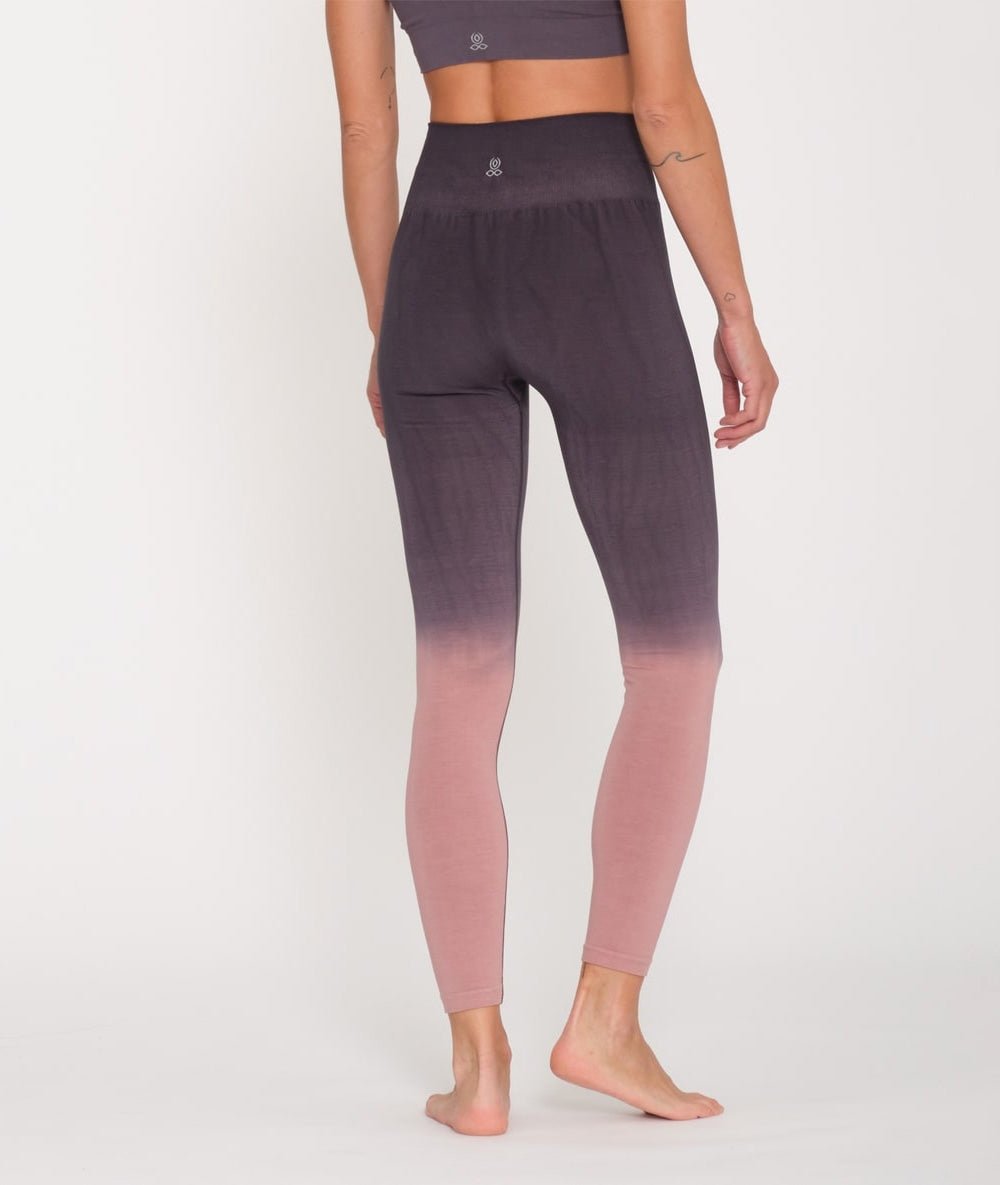 Raisi - legging dip dye en bambou - Noir - Yoga Searcher
