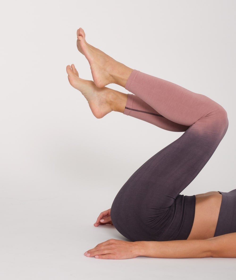 Raisi - legging dip dye en bambou - Navy - Yoga Searcher