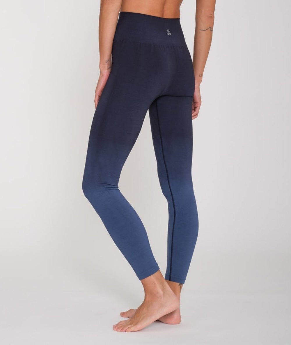 Raisi - legging dip dye en bambou - Navy - Yoga Searcher