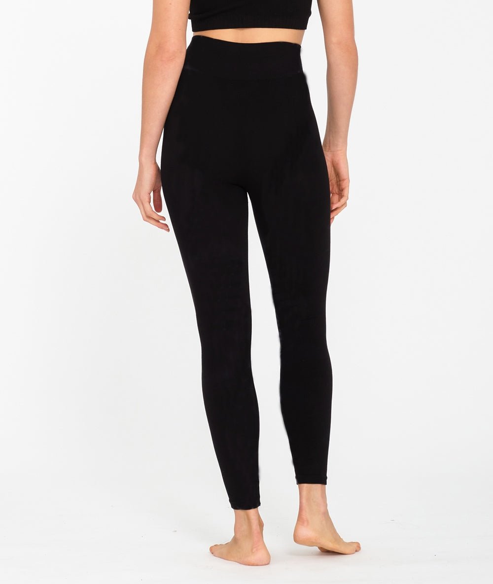 NATARAJA - Legging en coton - Noir - Yoga Searcher