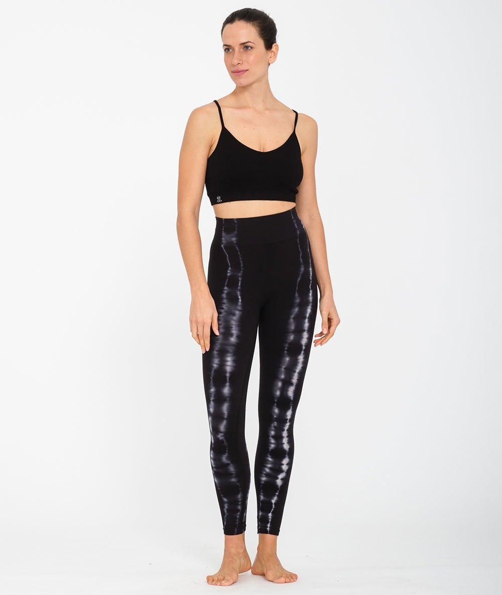 NATARAJA - Legging en coton - Noir - Yoga Searcher