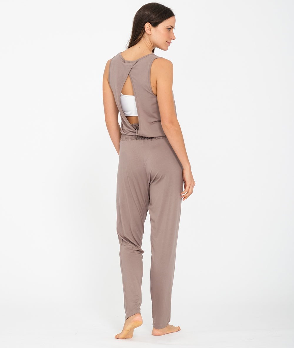 SANGHA - Combinaison fluide - Cacao - Yoga Searcher