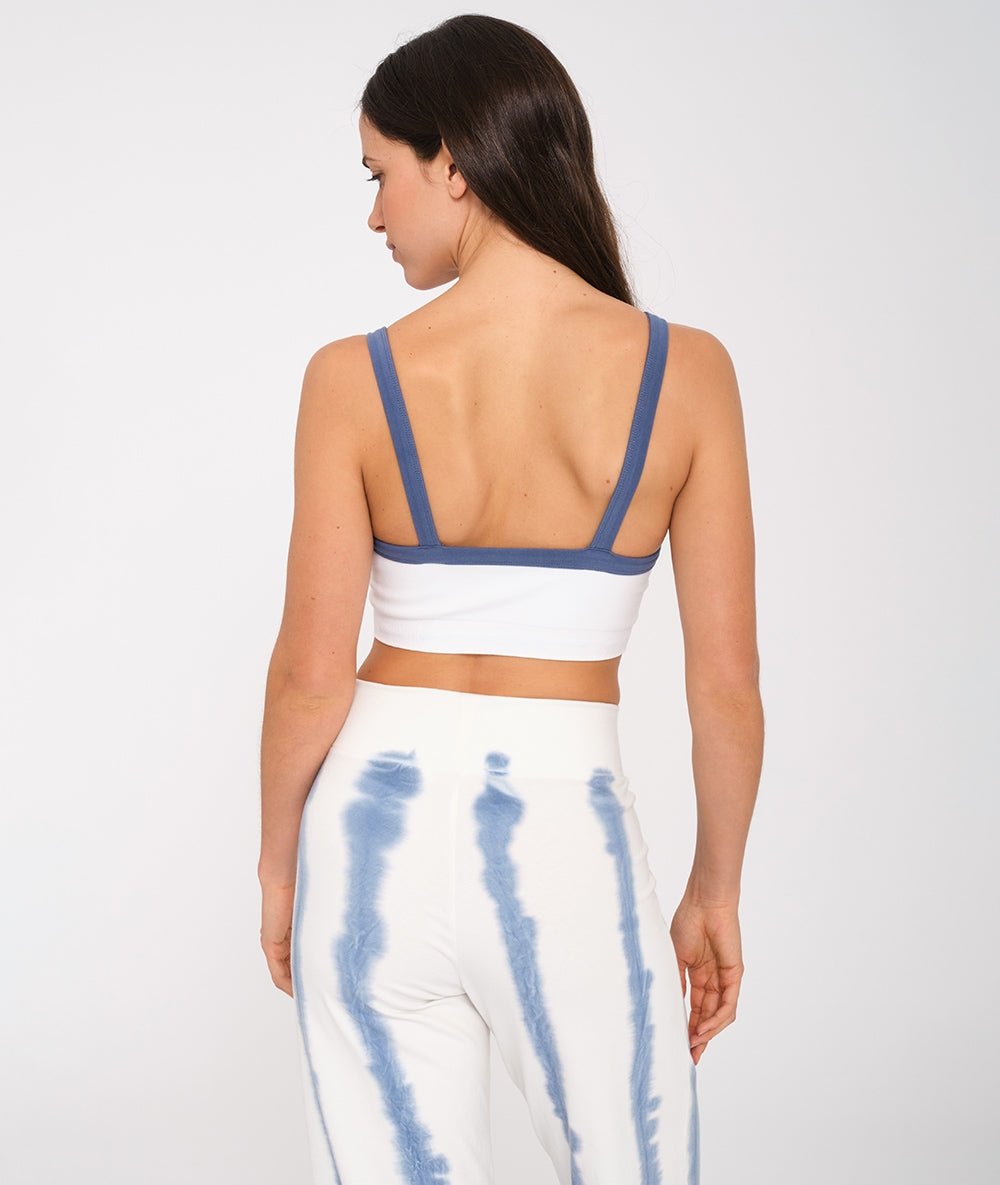 BILONI - Brassière en coton - Blanc - Yoga Searcher