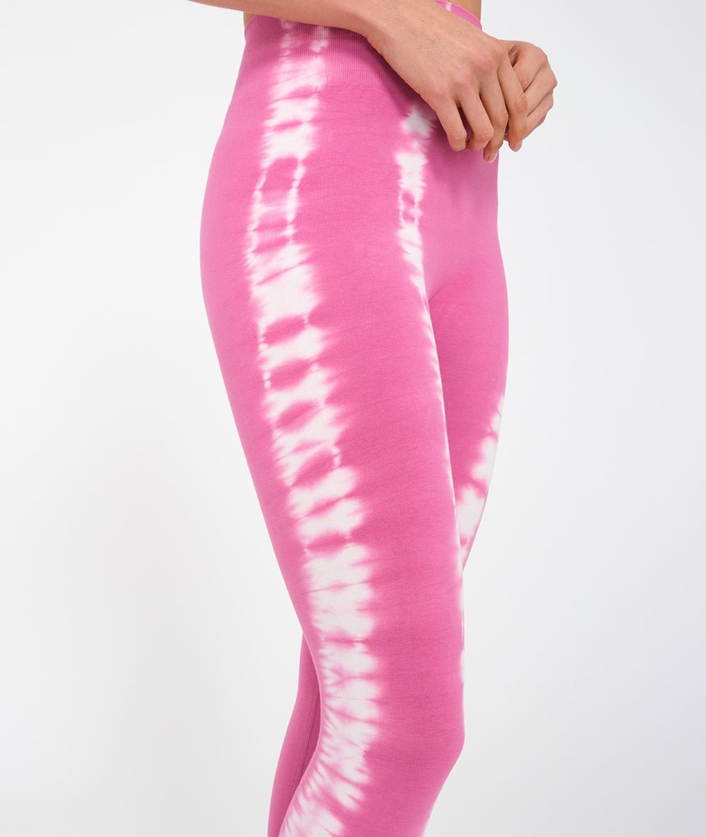 NATARAJA - Legging en coton - Rose - Yoga Searcher