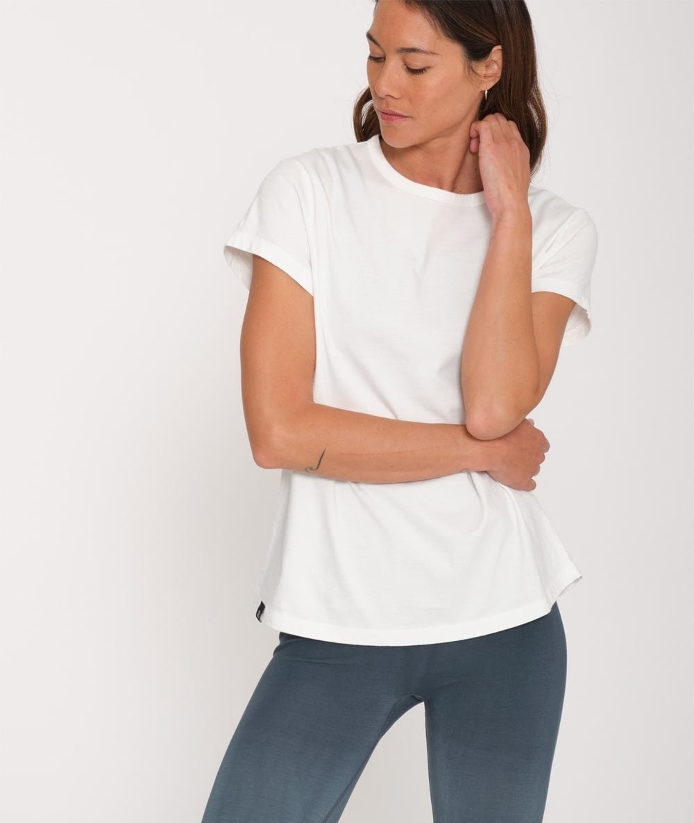 Namaste - Tee - shirt en coton bio - Blanc - Yoga Searcher