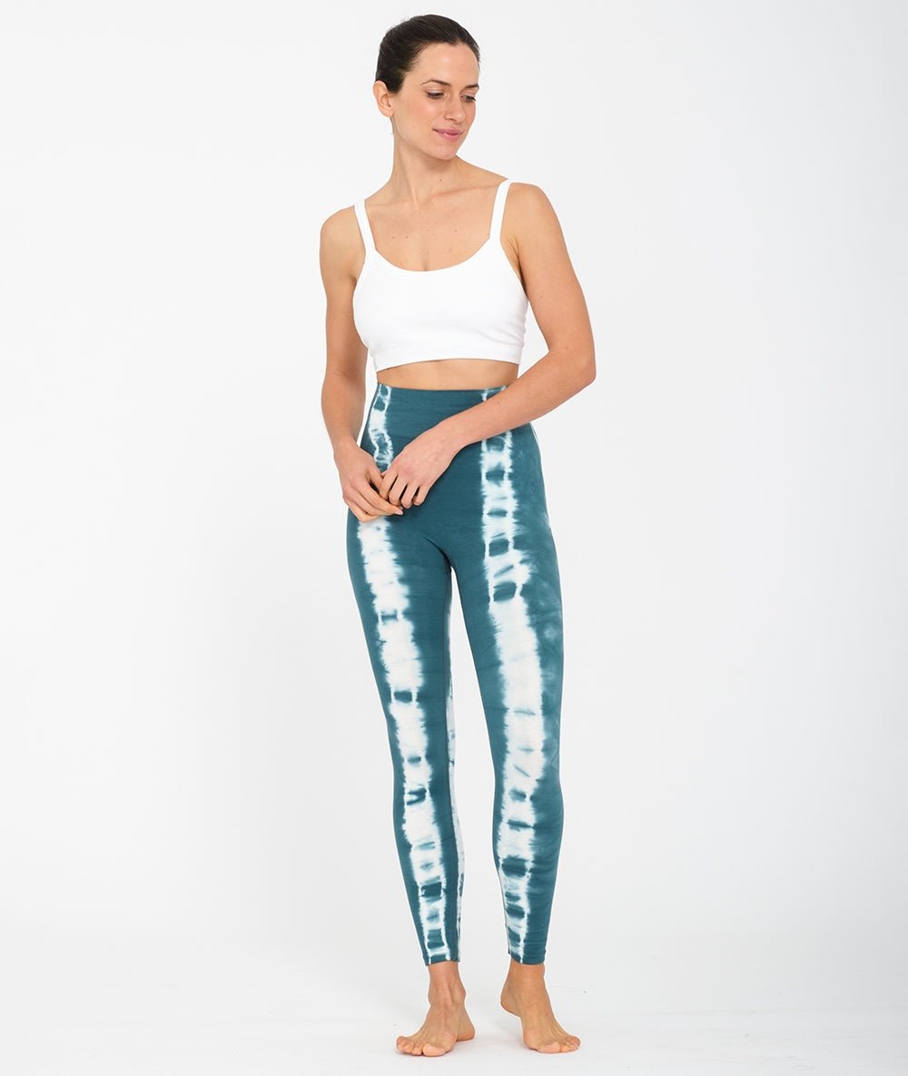NATARAJA - Legging en coton - Paon - Yoga Searcher