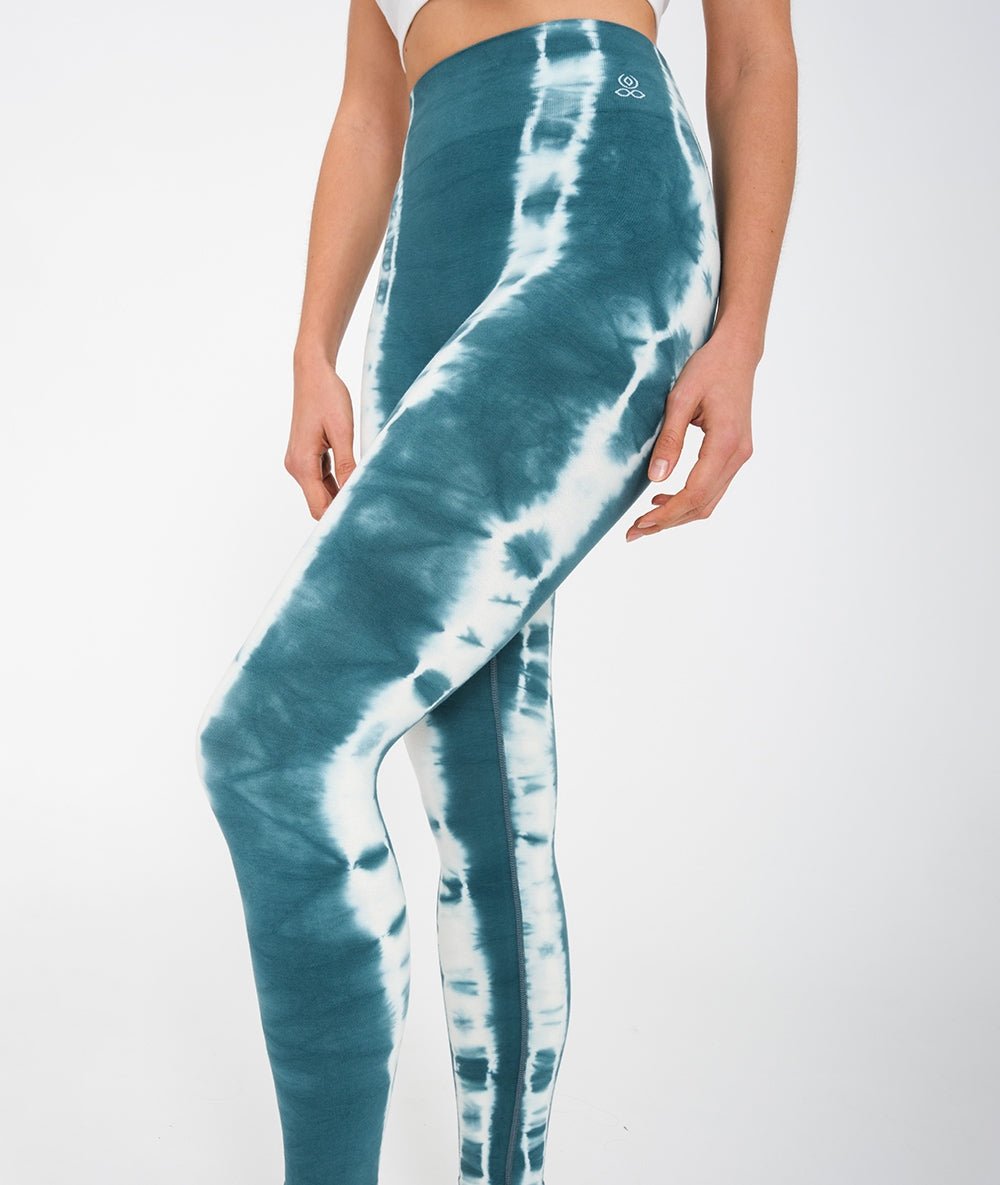 NATARAJA - Legging en coton - Paon - Yoga Searcher