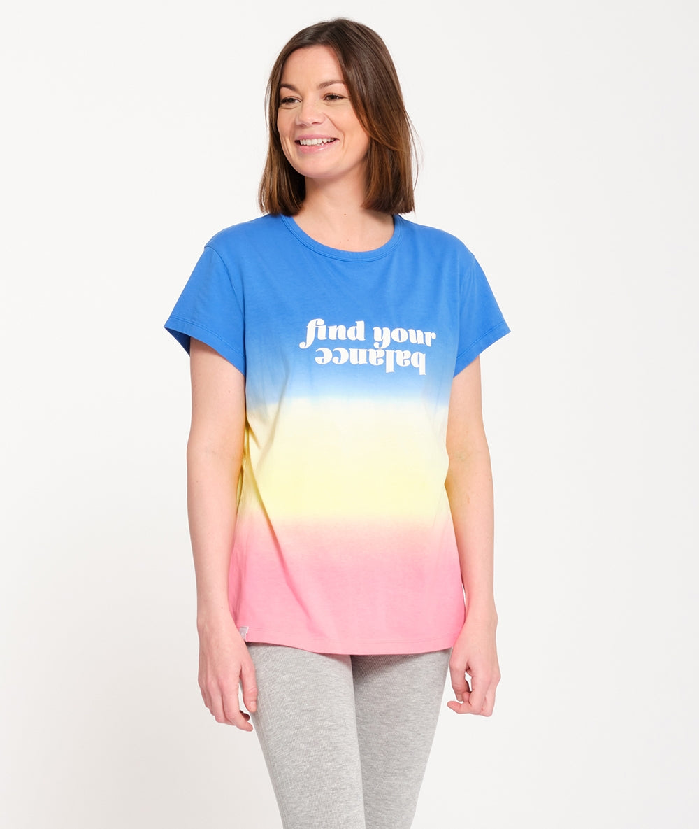 BIOBALANCE TIE DYE - Tee-shirt en coton