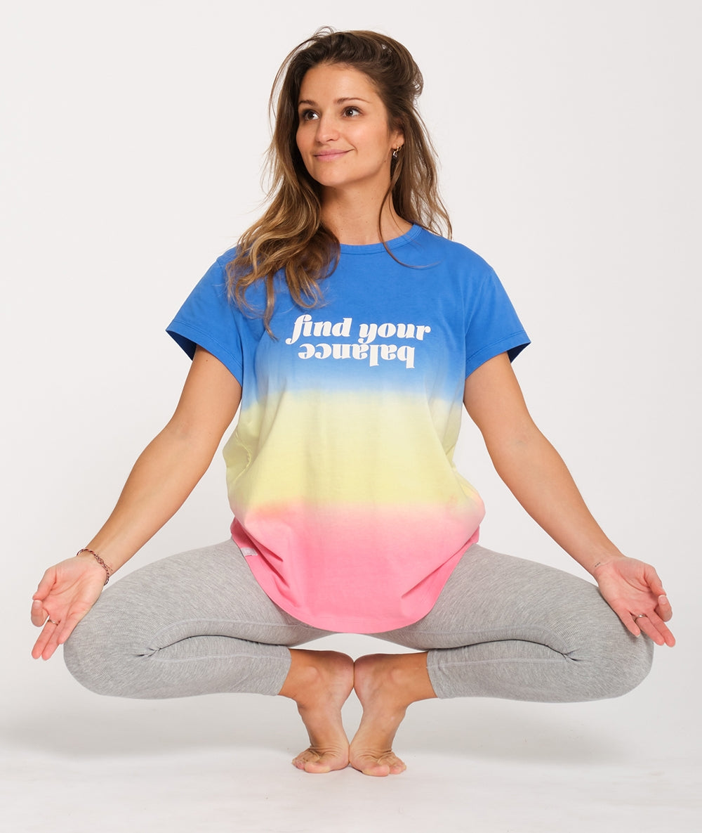 BIOBALANCE TIE DYE - Tee-shirt en coton