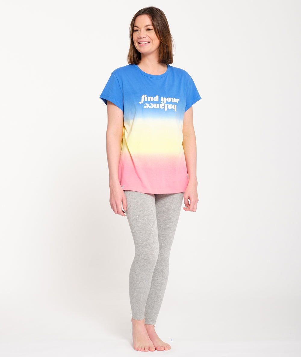 BIOBALANCE TIE DYE - Tee-shirt en coton