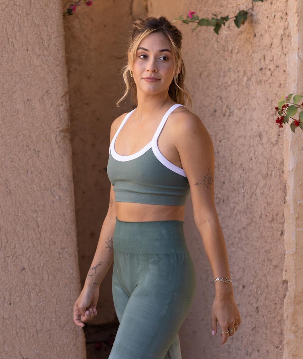 BILONI - Brassière en coton - Laurel - Yoga Searcher