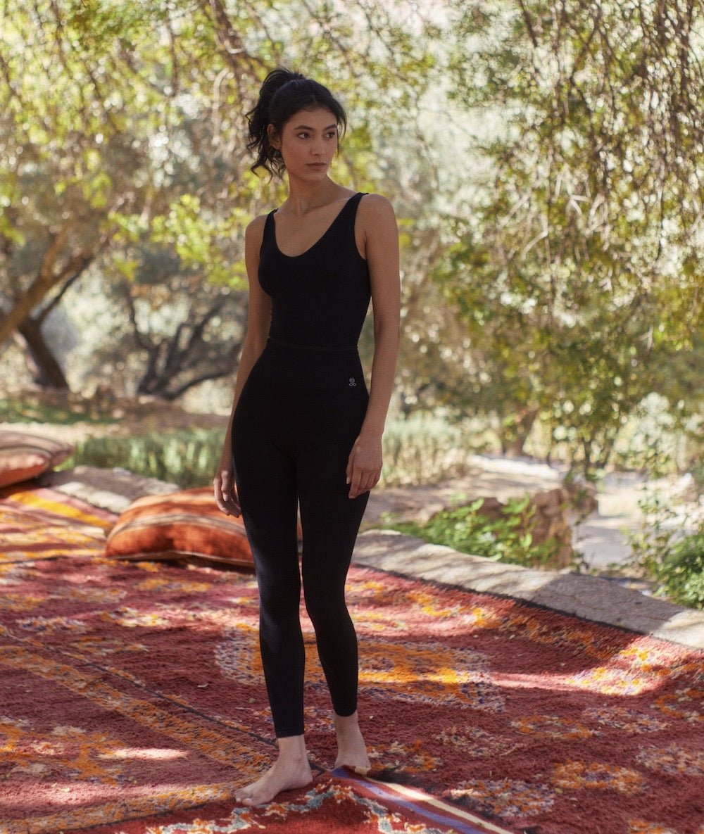 GOA - Legging en bambou - Noir - Yoga Searcher