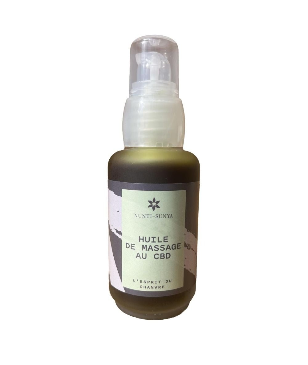 Huile de massage au CBD et aux HE (50ml) - Yoga Searcher